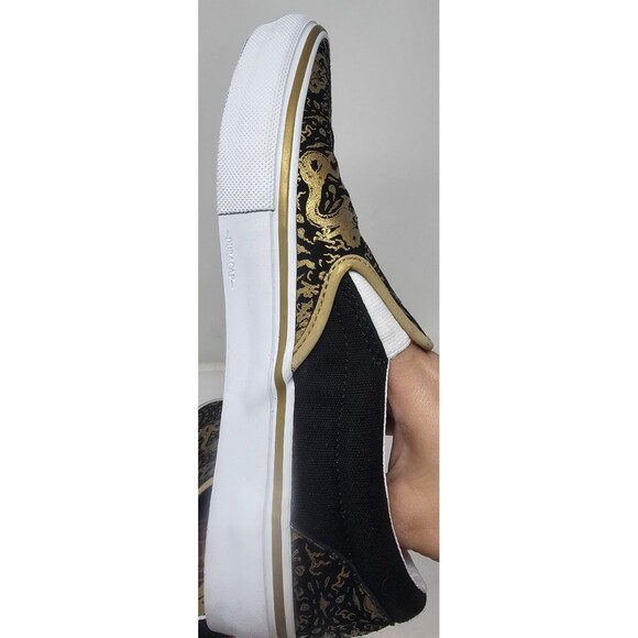 Vans Skate Slip-on Lunar New Year Black/Gold Sneaker Shoes Sz 8 Mens Rare - Picture 7 of 13